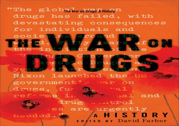 the war on drugs a history