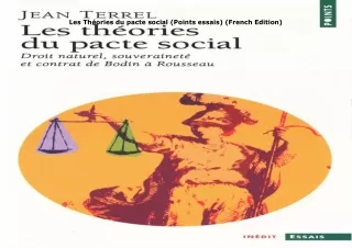 [PDF]❤️DOWNLOAD⚡️ Les Théories du pacte social (Points essais) (French Edition)
