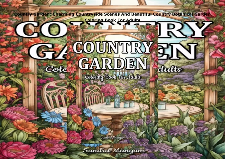 country garden charming countryside scenes
