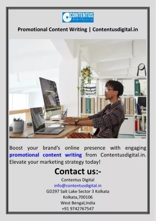 promotional content writing contentusdigital in