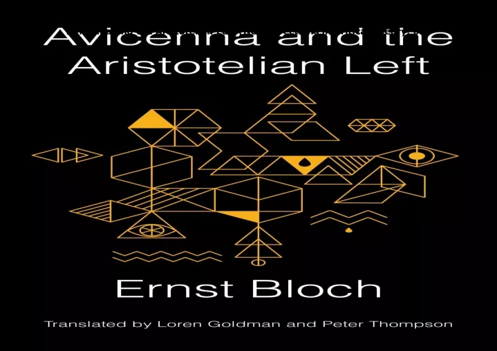 avicenna and the aristotelian left new directions