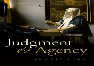 download⚡️[EBOOK]❤️ Judgment and Agency
