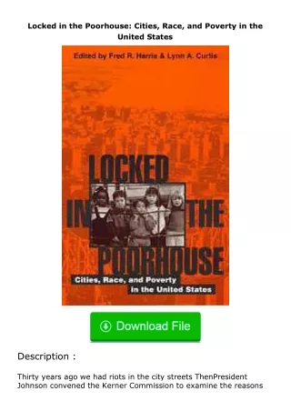 (❤️pdf)full✔download Locked in the Poorhouse: Cities, Race, and Poverty in the United States