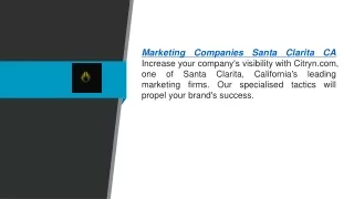 Marketing Companies Santa Clarita Ca Citryn.com