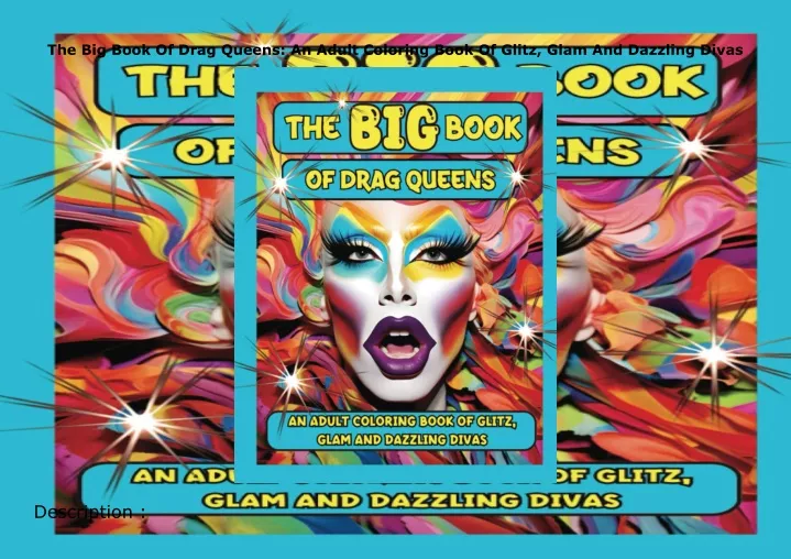 the big book of drag queens an adult coloring