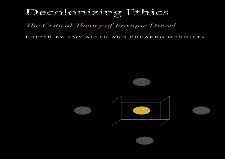 decolonizing ethics the critical theory