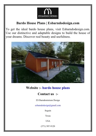 Bardo House Plans   Esbarndodesign.com