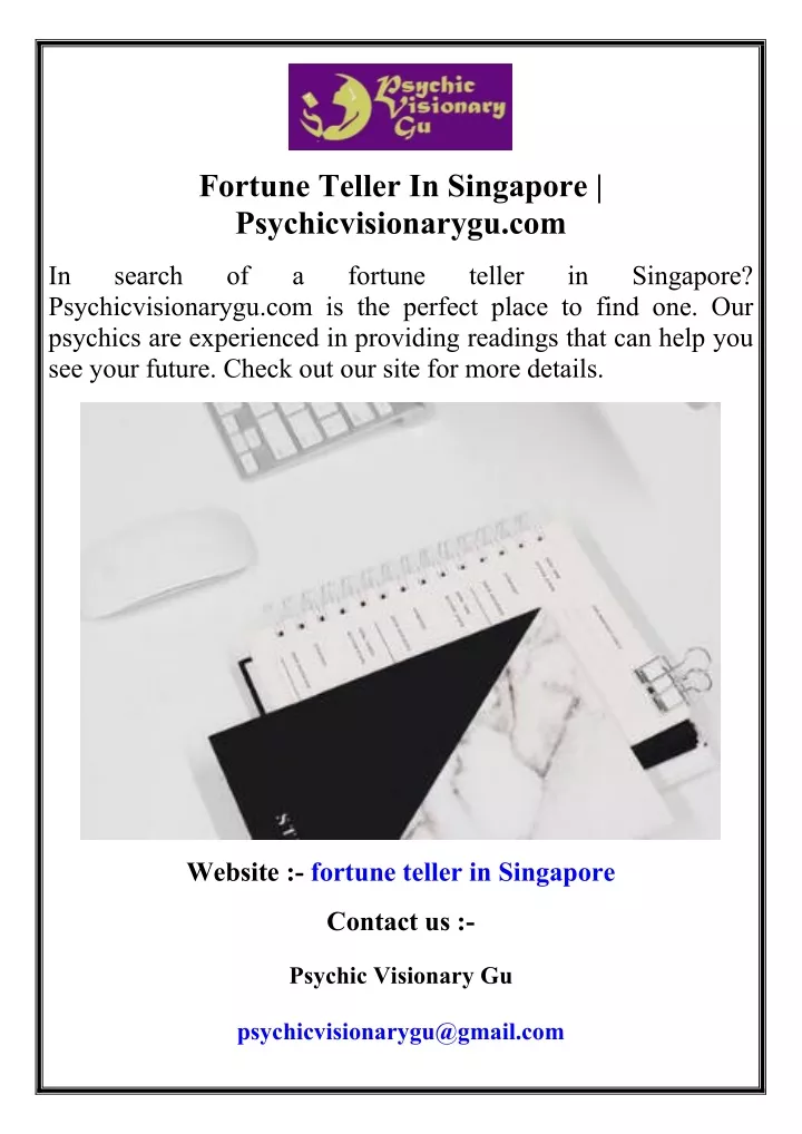 fortune teller in singapore psychicvisionarygu com