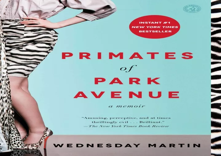 pdf primates of park avenue a memoir download