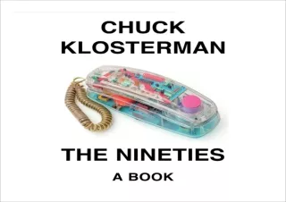 Read ebook [PDF]  The Nineties: A Book