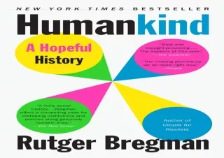 READ [PDF]  Humankind: A Hopeful History