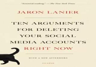 PDF_  Ten Arguments for Deleting Your Social Media Accounts Right Now