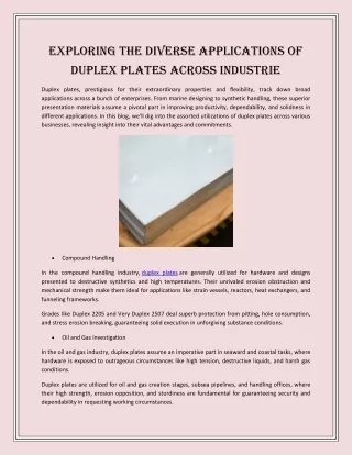 Exploring_the_Diverse_Applications_of_Duplex_Plates_Across_Industrie