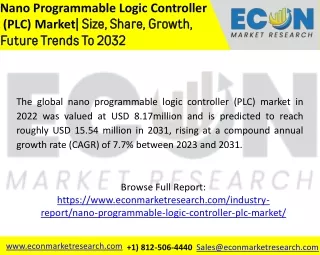 Nano Programmable Logic Controller (PLC) Market