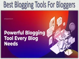 Best Blogging Tools For Bloggers