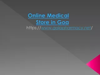 Online Medical Store in Goa