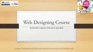 Best Web Designing Course in Jalandhar