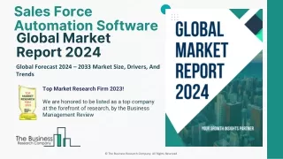 Sales Force Automation Software Market Report, Size, Scope And Strategies 2033