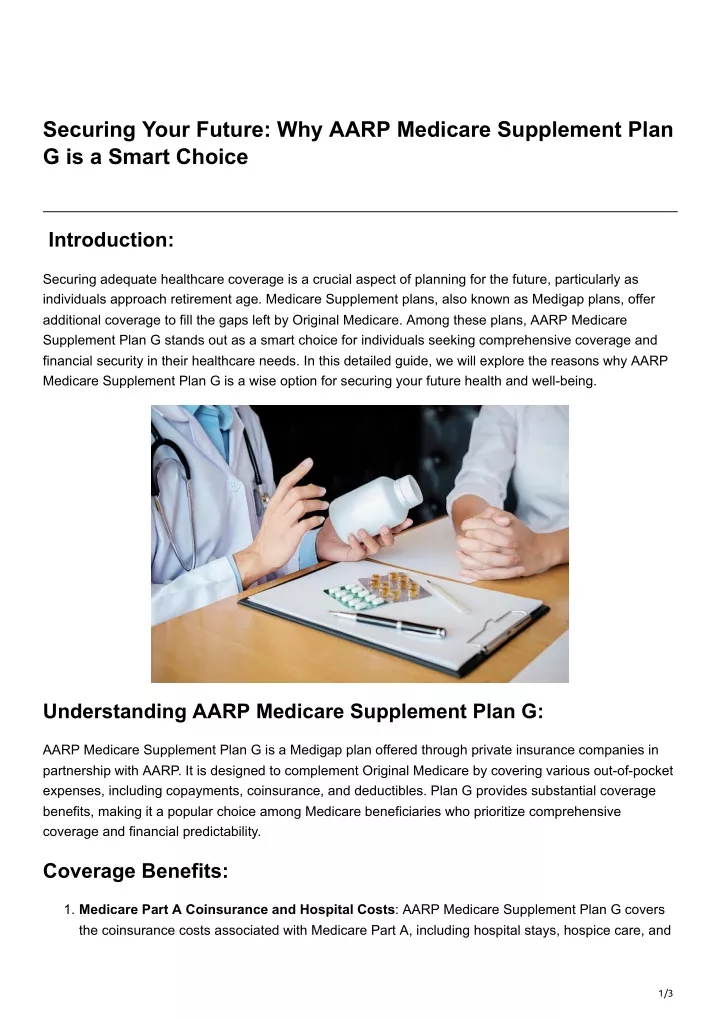 securing your future why aarp medicare supplement
