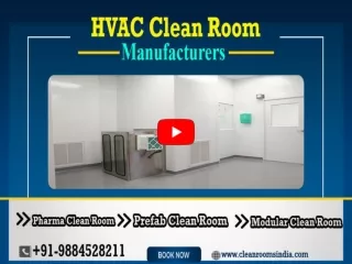 HVAC Clean Room Manufacturers Bangalore