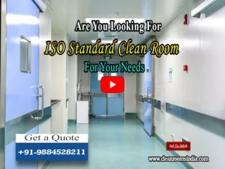 ISO Standard Clean Room Manufacturers Bangalore