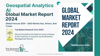 Geospatial Analytics AI Market Growth Rate, Share, Trends And Outlook To 2033