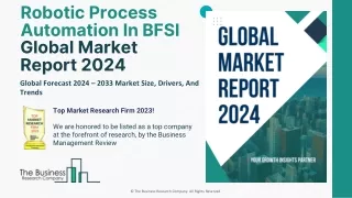 Robotic Process Automation In BFSI Market Share Analysis And Report To 2033