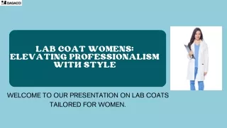 Fashion Forward: Women's Lab Coats Redefining Professionalism