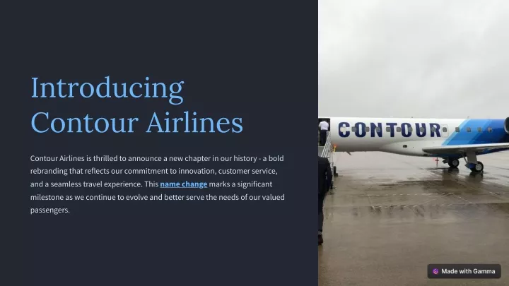 introducing contour airlines