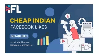 Cheap Indian Facebook Likes - IndianLikes