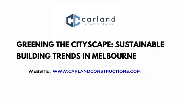 greening the cityscape sustainable building