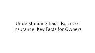 understanding texas business insurance key facts for owners