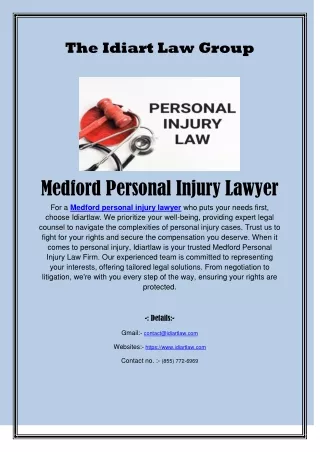 Central Point Personal Injury Attorney | Idiartlaw