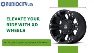 Elevate Your Ride with XD Wheels