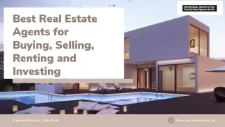 Best real estate agents for selling and buying| real estate agents in South Caro
