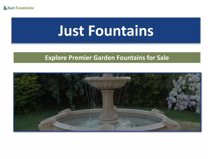 just fountains