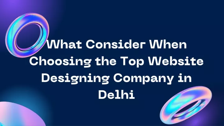 what consider when choosing the top website