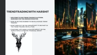 The greatest trend trading system with harshit that follows trends in trading