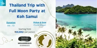 Thailand Trip with Full Moon Party at Koh Samui