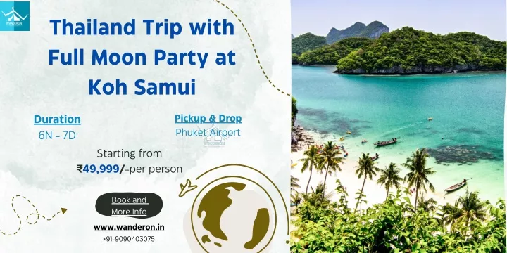 thailand trip with full moon party at koh samui