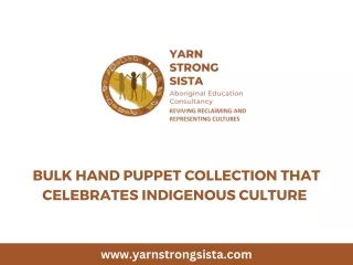 Bulk Hand Puppet Collection That Celebrates Indigenous Culture