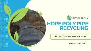 HDPE POLY PIPE RECYCLING