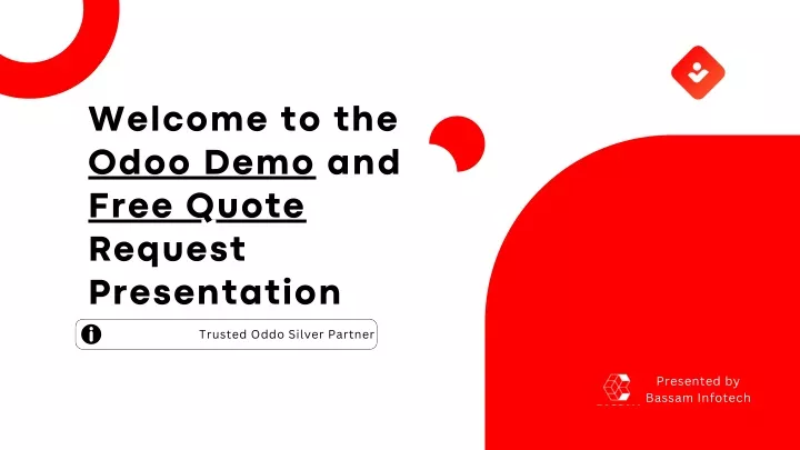 welcome to the odoo demo and free quote request