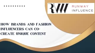 how brands and fashion influencers can co create