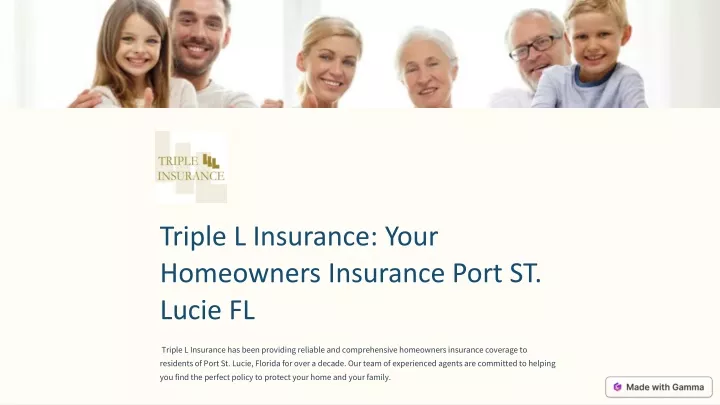 triple l insurance your homeowners insurance port