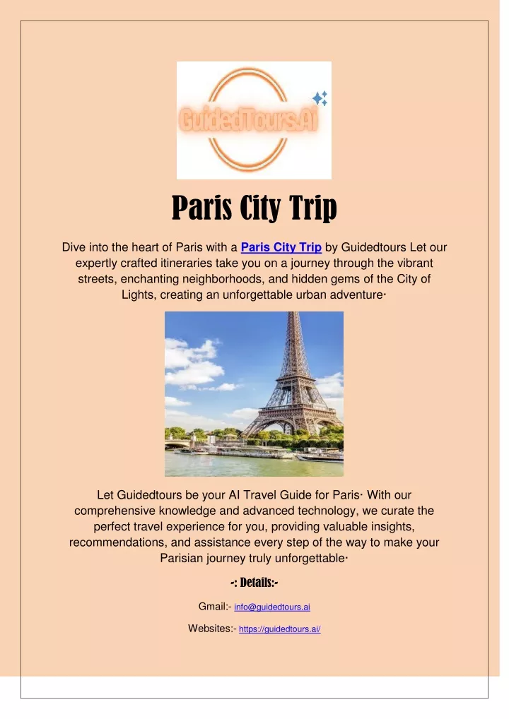 paris city trip