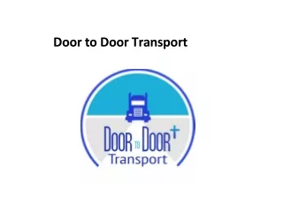 Door-to-Door Transport