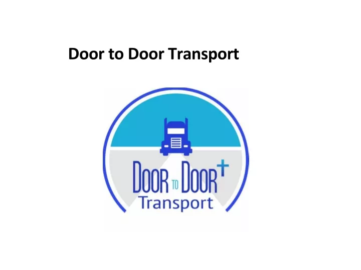 door to door transport