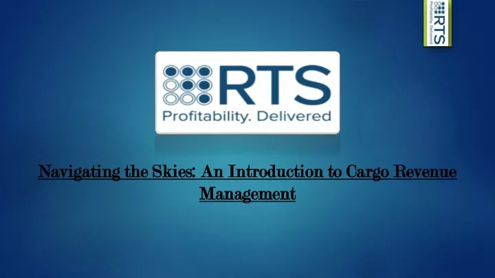 navigating the skies an introduction to cargo