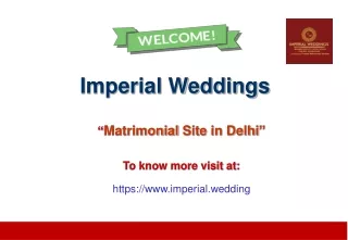 Matrimonial Site in Delhi